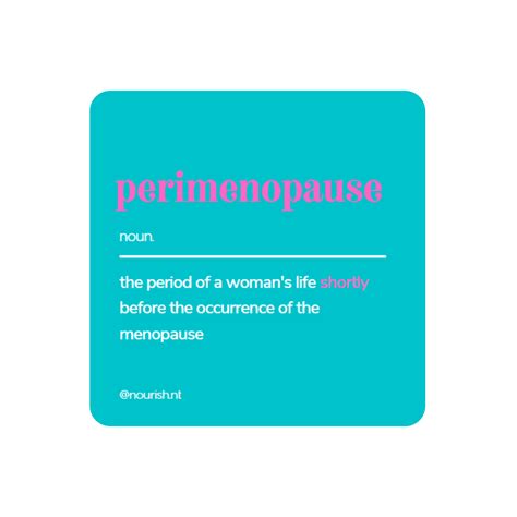 What Every Woman Needs To Know About Perimenopause — Nourish