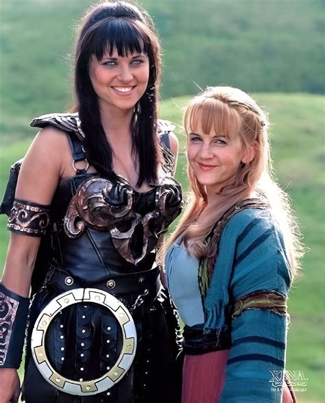 raiders of the lost tumblr — lucy lawless and renee o connor in xena warrior