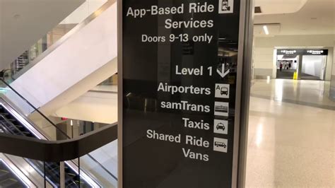 Sfo Airport Terminal 3 Uber Lyft Pick Up Problem Youtube