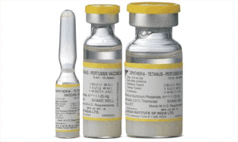 History of type iii hypersensitivity reactions after a previous dose of a vaccine containing tetanus or diphtheria toxoid (vaccination is postponed ≥ 10 years since the last dose of tetanus. Diphtheria, Tetanus And Pertussis Vaccine - Serum ...