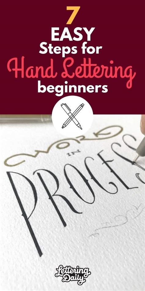 Hand Lettering For Beginners Tutorial 8 Easy Steps Lettering Daily