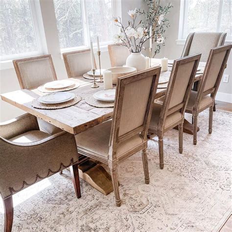 Neutral Transitional Dining Room Décor Soul And Lane