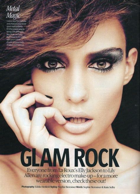 Look Magazine Glam Rock Glam Rock Makeup Rock Makeup Rock Star Makeup