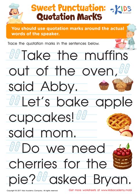 Commas And Quotation Marks Worksheet Free Printable Pdf For Kids