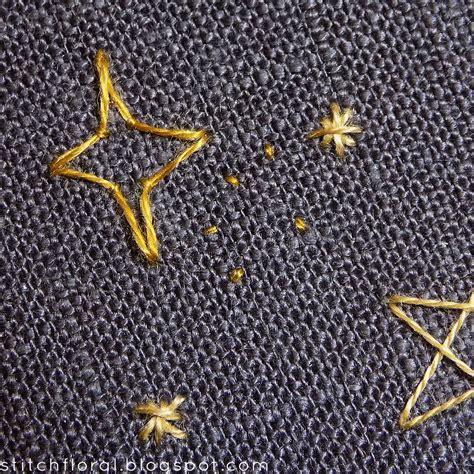 Easy Embroidery How To Stitch Stars Stitch Floral