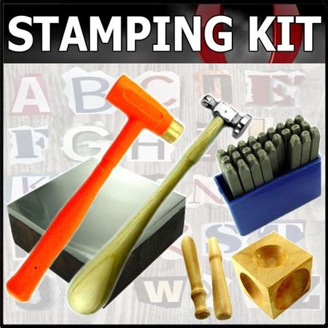 The classic kit comes with classic style bracelets. Metal Stamping & Dapping Kit Jewelry Making Anvil SET | eBay
