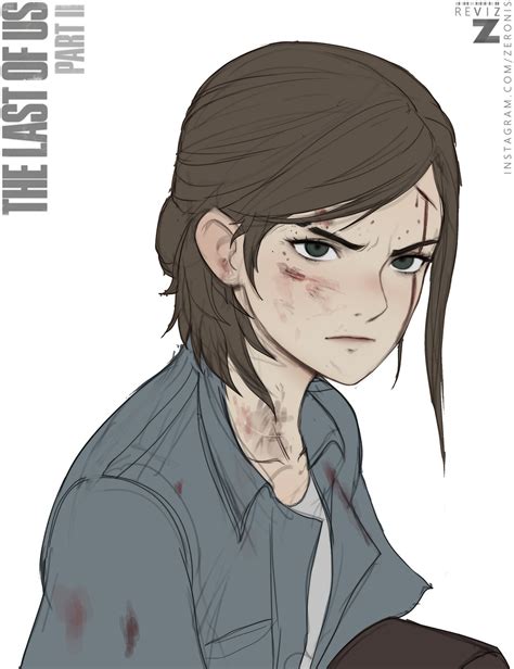 Ellie The Last Of Us Fan Art By Darkadon 2d Cgsociety Gambaran