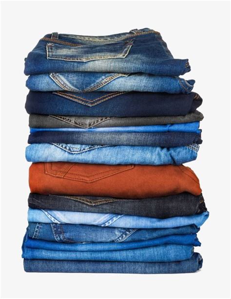 Folded Jeans Vector Art Png A Pile Of Folded Jeans Jeans Clipart In