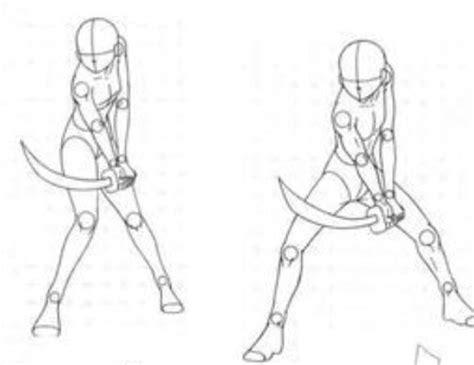 Sword Fight Fighting Drawing Fighting Poses Sword Fight
