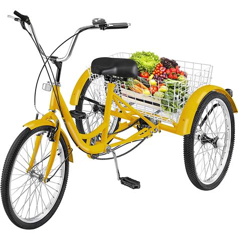 Bestequip 24adult Tricycle 3 Wheel 1 Speed Bicycle Trike Cruiser W