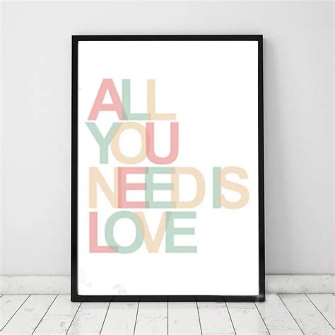 Love Quote Canvas Art Wallpaper Image Photo