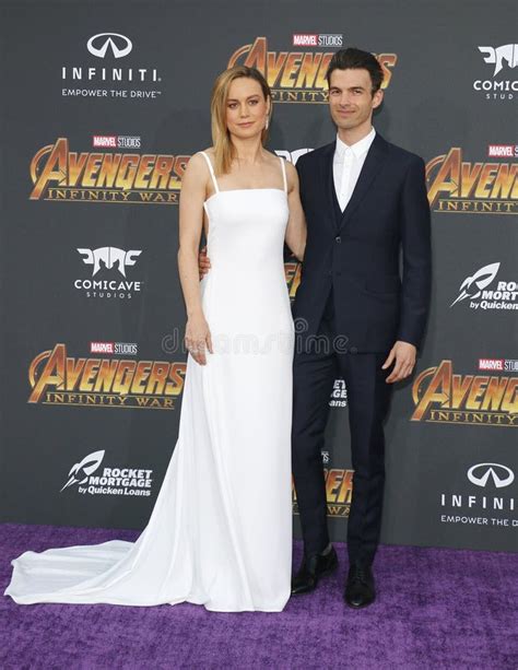 Brie Larson And Alex Greenwald Editorial Stock Photo Image Of Carpet