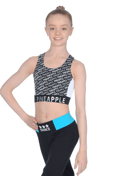 Pineapple Girls Crop Top Dancewear Central