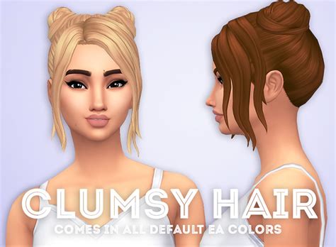 The Sims 3 Cc Hair Girls Afro Buns Famevsa
