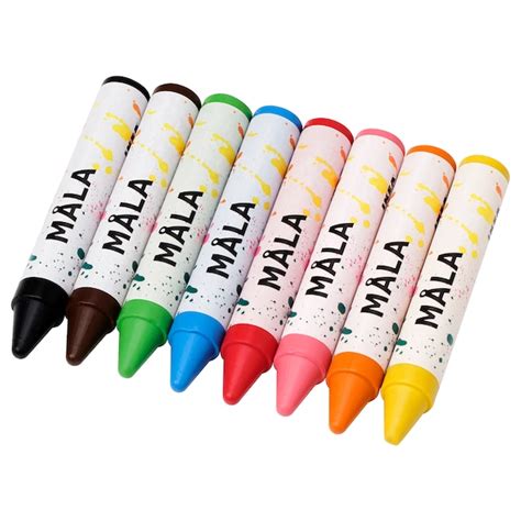 MÅLA Wax crayon - mixed colours - IKEA