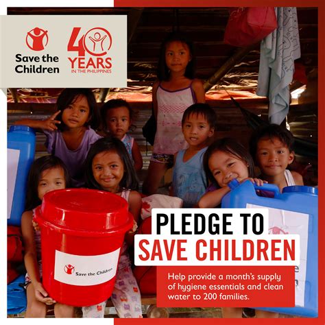 Save The Children Philippines Launches I Pledge To Save The Children
