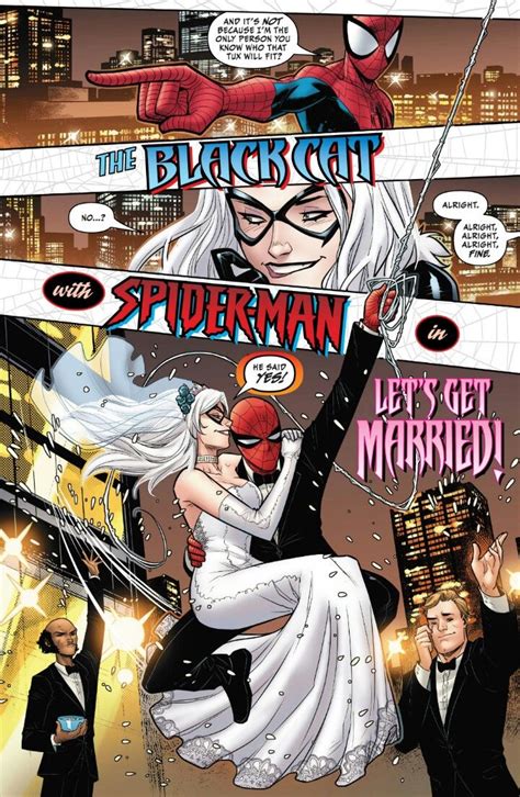 Lets Get Married Spiderman Black Cat Black Cat Marvel Spiderman Comic