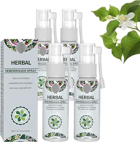Hemocare Herbal Hemorrhoids Spray 4pcs Natural Herbal Hemorrhoids Spray Hemocare Spray