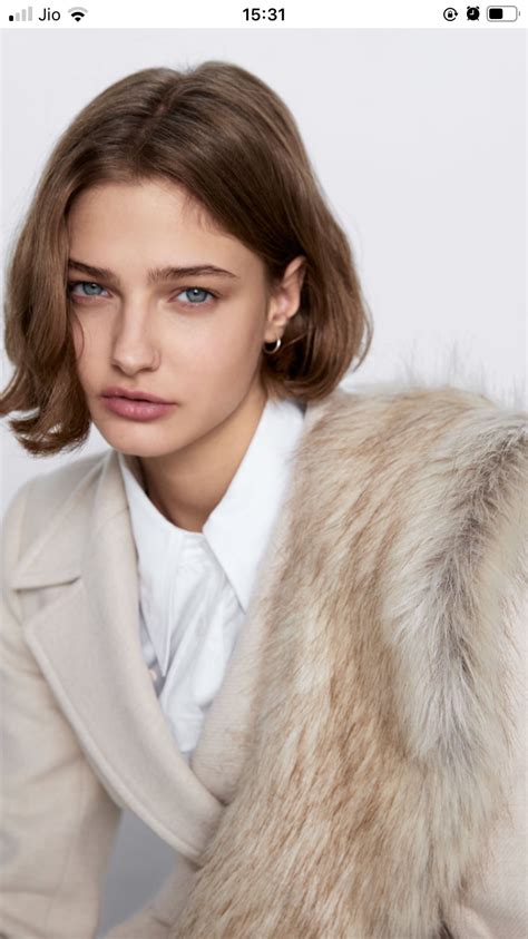 Faux Fur Collar Fur Collars Zara Woman Face Fur Trim Fur Coat My