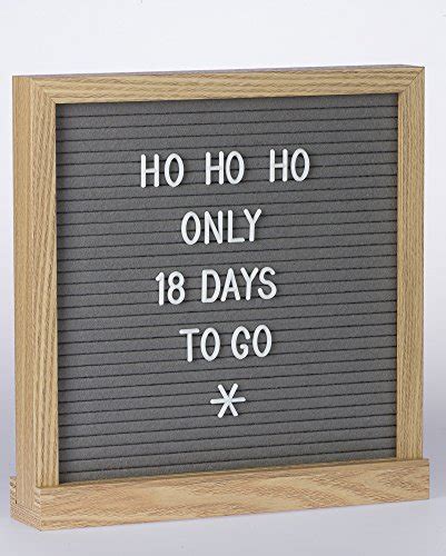 Buy Premium Double Sided Felt Letter Board Black And Grey 10x10 Inches