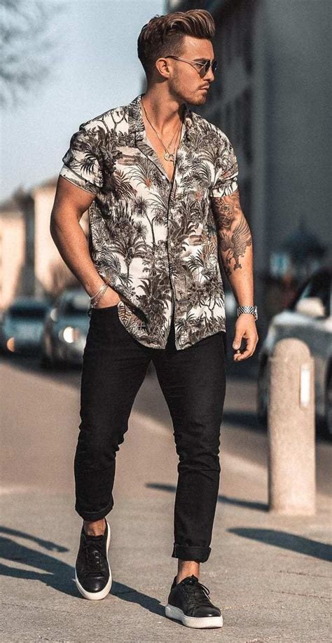 10 Floral Shirts To Up Your Next Summer Style Look Mens Casual Outfits Summer Summer Outfits