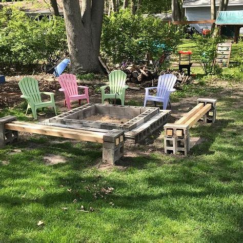 After that, you'll need to choose the best spot for your cinder block fire pit. Put sand in the bottom of the fire pit and Paul and the ...