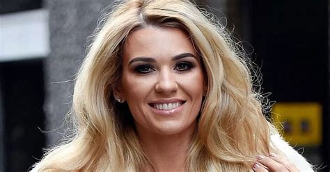A Braless Christine Mcguinness Shows Off Killer Cleavage In Racy Dress
