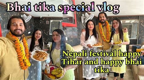 Nepali Festival Tihar Celebrating Bhai Tika Special Vlog Tika By My