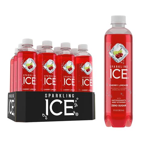 Sparkling Ice Naturally Flavored Sparkling Water Cherry Limeade 17 Fl