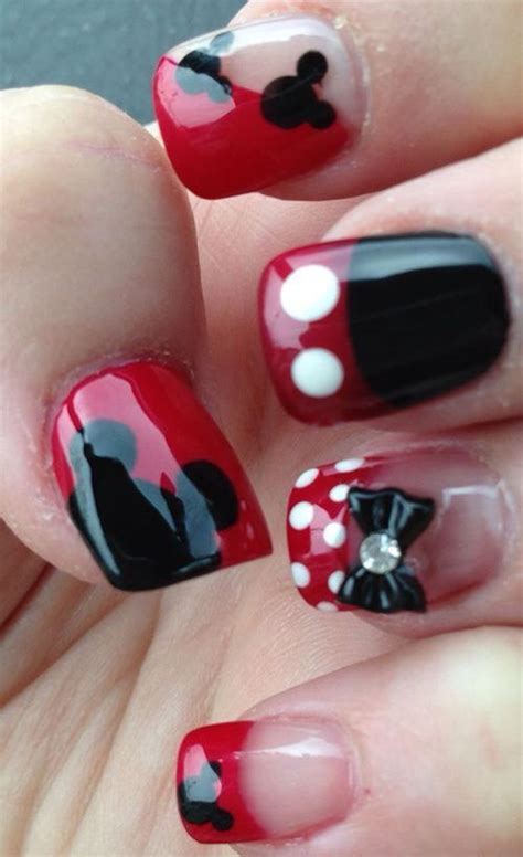 Disney Mickey Nails Disney Nails Nail Art Designs Summer