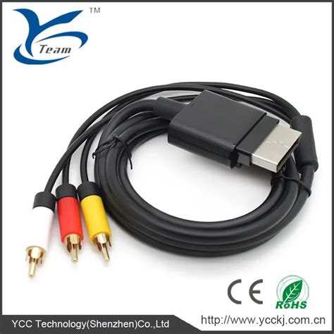 For Xbox 360 Slim Av Cable Hd Av Component Cable 1080p Av Cable For
