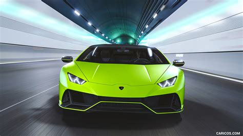 2021 Lamborghini Huracán Evo Fluo Capsule Green Front Caricos