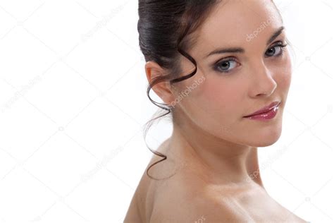Schöne nackte Frau posiert Stockfotografie lizenzfreie Fotos