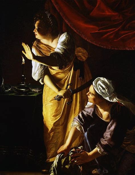 Judith And Her Maidservant By Artemesia Gentileschi Famous Art