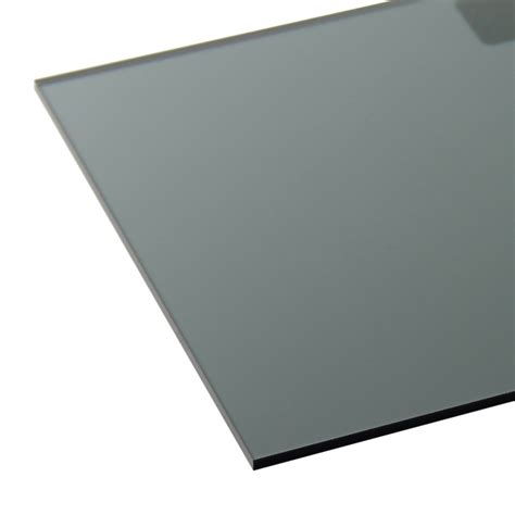 Transparent Dark Smoked Grey Lexan Sheet 14 Thick Vipplastics
