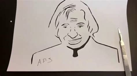 Draw or coloring our people's president of india innovation in isro , drdo & our nation. Abdul Kalam Drawing Easy Step By Step