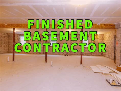 Ask Your Finished Basement Contractor 7 Effective Questions