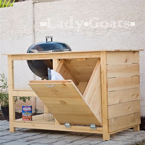 You'll have more prep space for food, serving. Ana White | DIY Grill Island - Featuring Lady Goats - DIY ...