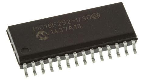 Microchip Pic18f252 Iso 8bit Pic Microcontroller Pic18f 40mhz 32