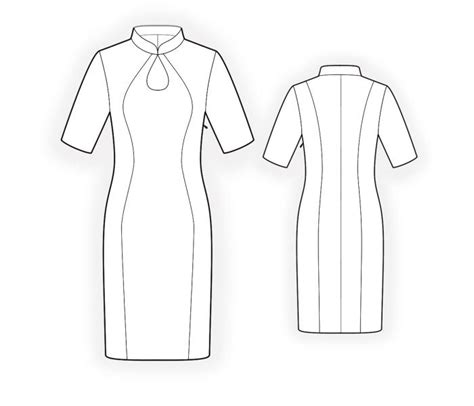 34 high collar dress sewing pattern eydenfairaaz