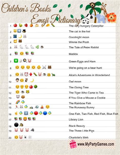 Best baby shower game with the answers! Free Printable Safari Baby Shower Games (Bundle)
