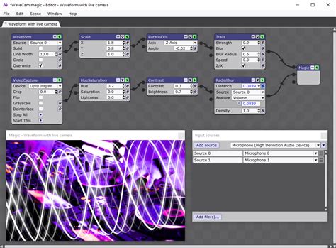 Magic is a tool for creating music visualization with no hassle. Music Visualizer, VJ Software & Beyond: Magic Music Visuals