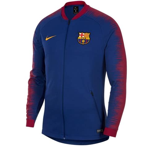 Fc Barcelona Anthem Presentation Jacket 201819 Blue Nike