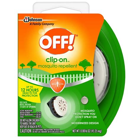 Off Clip On Mosquito Repellent 00016 Oz