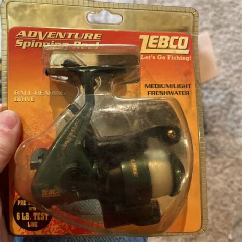 Zebco Adventure Spinning Reel Vintage1999 New In Pkg Prespooled With