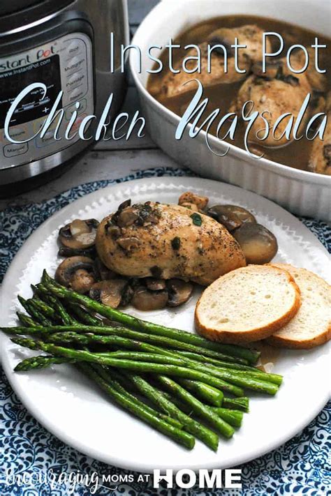 After the pork chops are well seasoned on both sides we add some oil to the instant pot and add a couple of tablespoons of olive oil. Weight Watchers Instant Pot Chicken Marsala