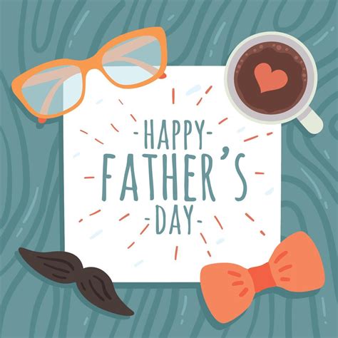 Happy Fathers Day Vector Vector Art At Vecteezy