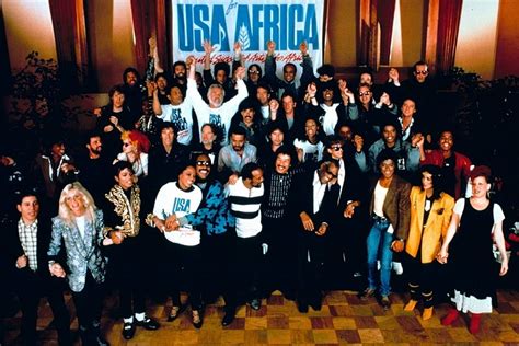 35 Years Ago Stars Come Together For We Are The World Session