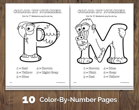 Alphabetimals™ Drawing And Coloring Pack 100 Printable Animal Etsy España
