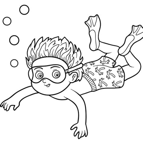 Best Ideas For Coloring Swimming Coloring Pages Printable